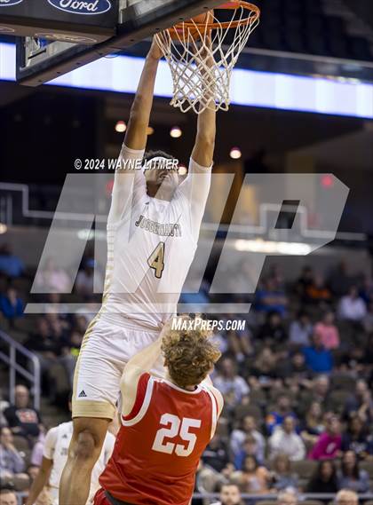 Thumbnail 1 in Beechwood vs Lloyd (2024 9th Region Boys Basketball Tournament) photogallery.