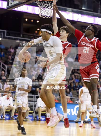 Thumbnail 2 in Beechwood vs Lloyd (2024 9th Region Boys Basketball Tournament) photogallery.