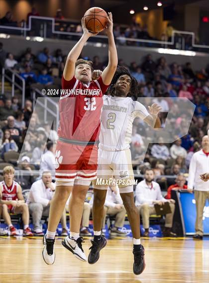 Thumbnail 1 in Beechwood vs Lloyd (2024 9th Region Boys Basketball Tournament) photogallery.