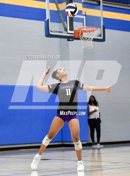 Thumbnail 1 in Godley vs. Crowley (2025 Brock Showcase Varsity Tournament) photogallery.