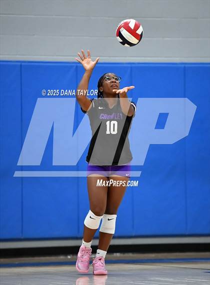 Thumbnail 3 in Godley vs. Crowley (2025 Brock Showcase Varsity Tournament) photogallery.