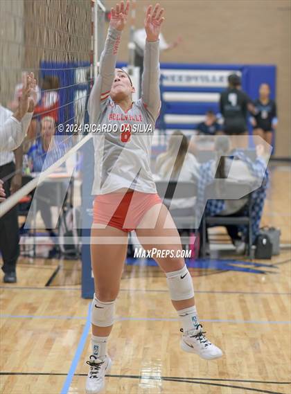 Thumbnail 3 in Bellville vs Brazoswood (Needville Tournament) photogallery.