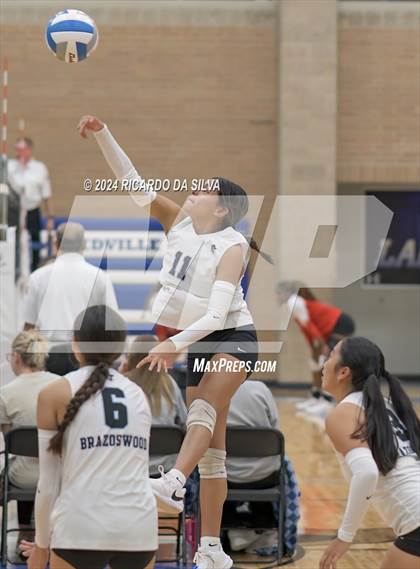 Thumbnail 2 in Bellville vs Brazoswood (Needville Tournament) photogallery.