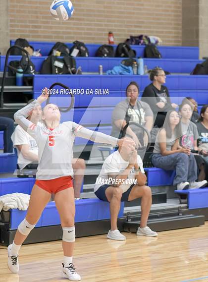Thumbnail 3 in Bellville vs Brazoswood (Needville Tournament) photogallery.