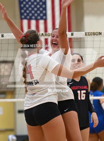 Thumbnail 2 in Murrieta Valley vs. Santa Margarita (Dave Mohs Tournament) photogallery.
