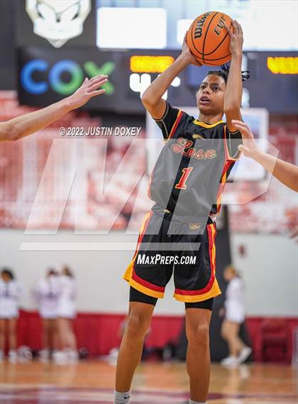 Thumbnail 3 in Elko vs. Somerset Academy Losee (NIAA Class 3A State Boys Semifinal) photogallery.