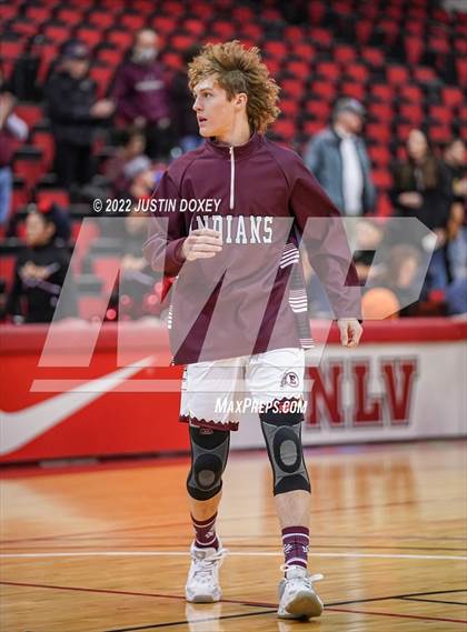 Thumbnail 1 in Elko vs. Somerset Academy Losee (NIAA Class 3A State Boys Semifinal) photogallery.