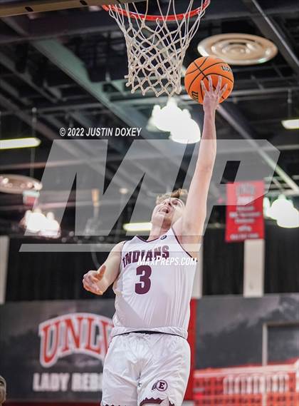 Thumbnail 1 in Elko vs. Somerset Academy Losee (NIAA Class 3A State Boys Semifinal) photogallery.