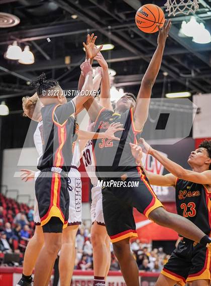 Thumbnail 2 in Elko vs. Somerset Academy Losee (NIAA Class 3A State Boys Semifinal) photogallery.