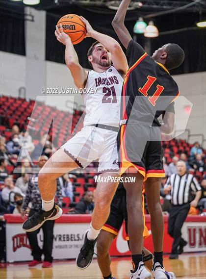 Thumbnail 1 in Elko vs. Somerset Academy Losee (NIAA Class 3A State Boys Semifinal) photogallery.