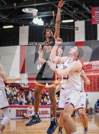 Thumbnail 1 in Elko vs. Somerset Academy Losee (NIAA Class 3A State Boys Semifinal) photogallery.