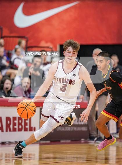 Thumbnail 3 in Elko vs. Somerset Academy Losee (NIAA Class 3A State Boys Semifinal) photogallery.