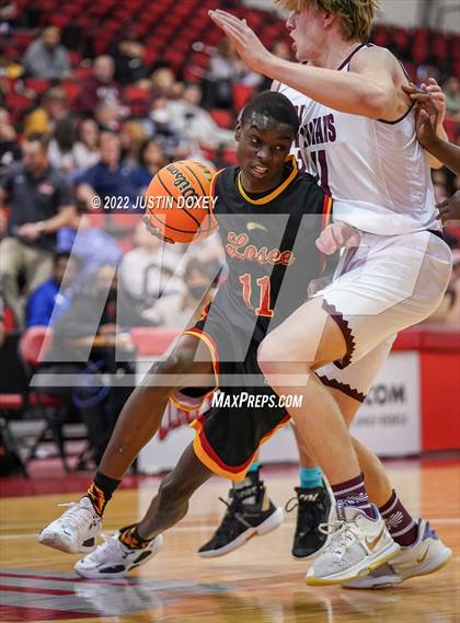 Thumbnail 2 in Elko vs. Somerset Academy Losee (NIAA Class 3A State Boys Semifinal) photogallery.