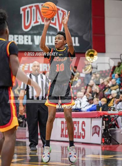 Thumbnail 2 in Elko vs. Somerset Academy Losee (NIAA Class 3A State Boys Semifinal) photogallery.