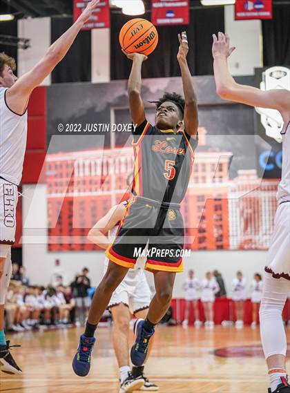 Thumbnail 2 in Elko vs. Somerset Academy Losee (NIAA Class 3A State Boys Semifinal) photogallery.
