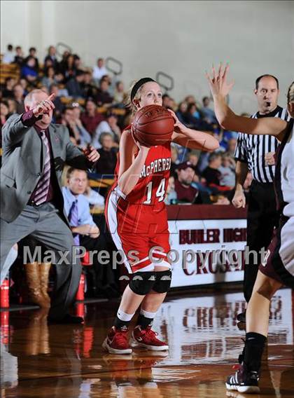 Thumbnail 3 in Buhler vs. McPherson (KSHSAA 4A Substate Semi-Final) photogallery.