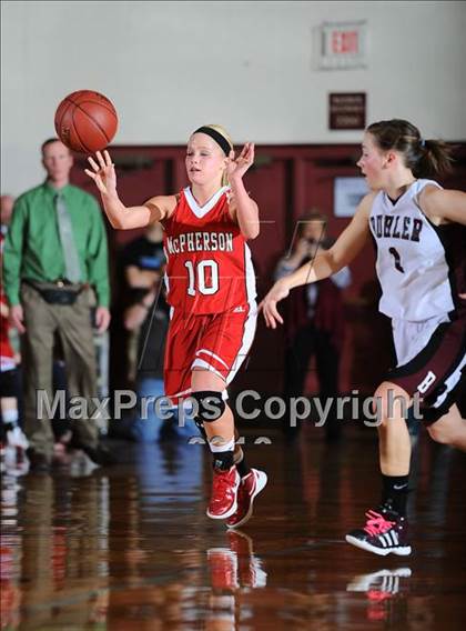 Thumbnail 3 in Buhler vs. McPherson (KSHSAA 4A Substate Semi-Final) photogallery.