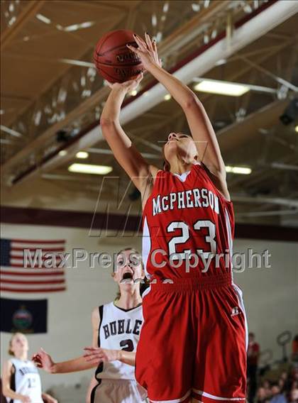 Thumbnail 1 in Buhler vs. McPherson (KSHSAA 4A Substate Semi-Final) photogallery.