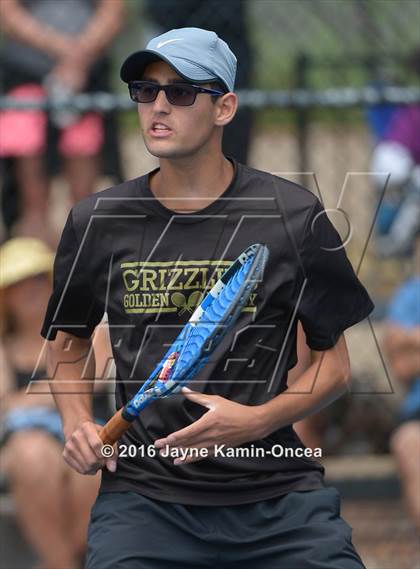 Thumbnail 2 in Foothill League Boys Tennis Championships photogallery.