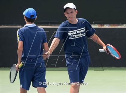 Thumbnail 3 in Foothill League Boys Tennis Championships photogallery.