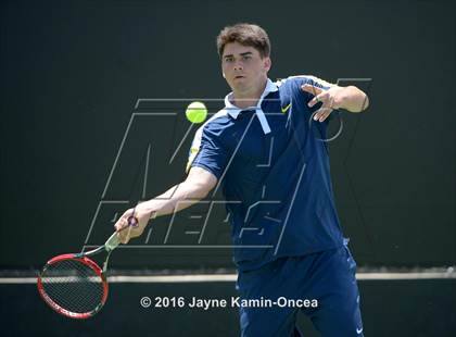 Thumbnail 2 in Foothill League Boys Tennis Championships photogallery.