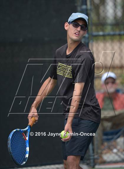 Thumbnail 1 in Foothill League Boys Tennis Championships photogallery.