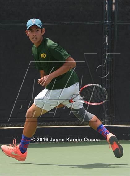 Thumbnail 3 in Foothill League Boys Tennis Championships photogallery.