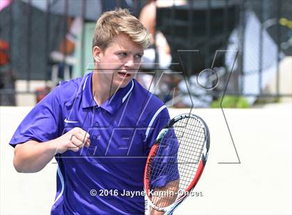Thumbnail 2 in Foothill League Boys Tennis Championships photogallery.
