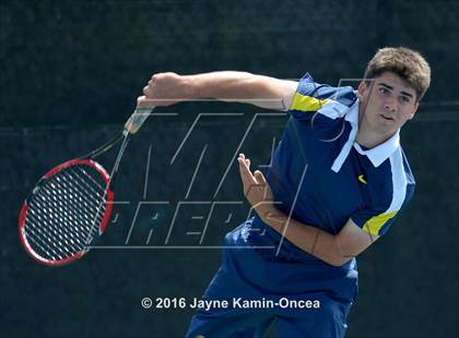 Thumbnail 3 in Foothill League Boys Tennis Championships photogallery.