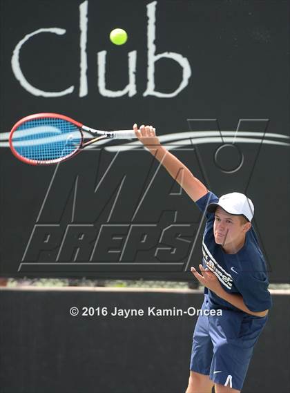 Thumbnail 2 in Foothill League Boys Tennis Championships photogallery.