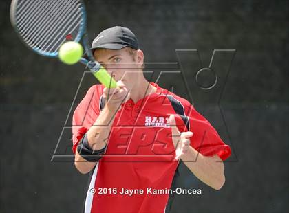 Thumbnail 1 in Foothill League Boys Tennis Championships photogallery.