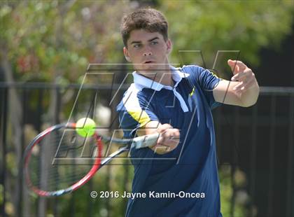 Thumbnail 3 in Foothill League Boys Tennis Championships photogallery.
