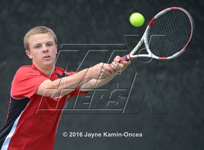 Thumbnail 1 in Foothill League Boys Tennis Championships photogallery.