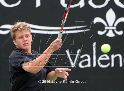 Thumbnail 3 in Foothill League Boys Tennis Championships photogallery.