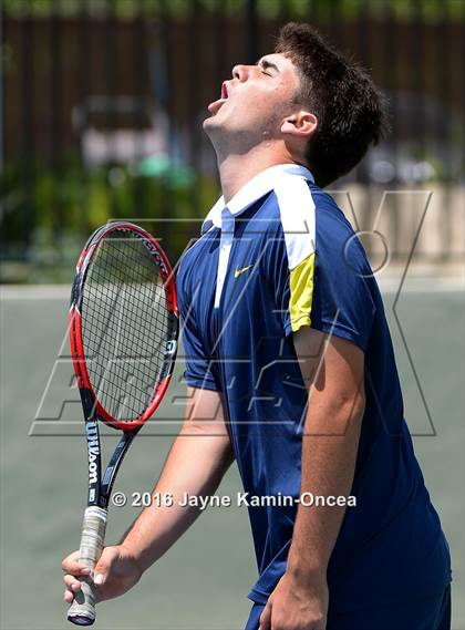 Thumbnail 1 in Foothill League Boys Tennis Championships photogallery.