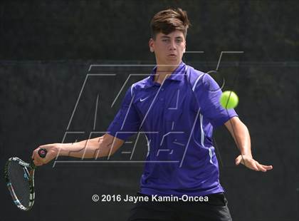 Thumbnail 1 in Foothill League Boys Tennis Championships photogallery.