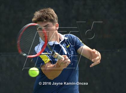 Thumbnail 3 in Foothill League Boys Tennis Championships photogallery.