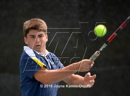 Thumbnail 3 in Foothill League Boys Tennis Championships photogallery.