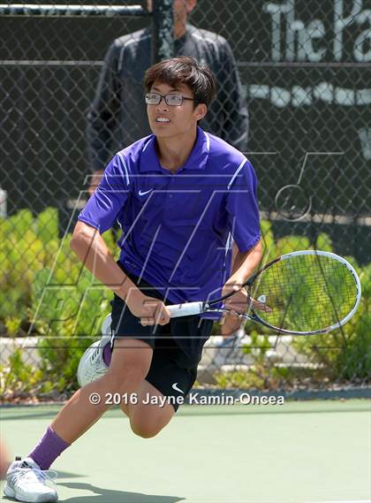 Thumbnail 2 in Foothill League Boys Tennis Championships photogallery.