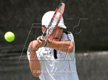 Thumbnail 2 in Foothill League Boys Tennis Championships photogallery.