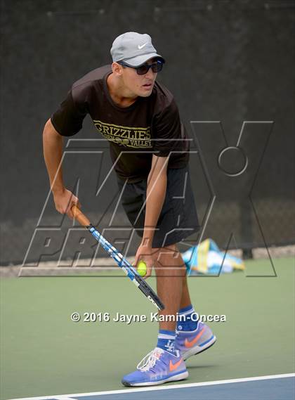 Thumbnail 3 in Foothill League Boys Tennis Championships photogallery.