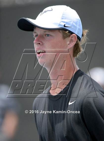 Thumbnail 2 in Foothill League Boys Tennis Championships photogallery.