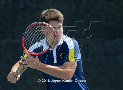Thumbnail 1 in Foothill League Boys Tennis Championships photogallery.
