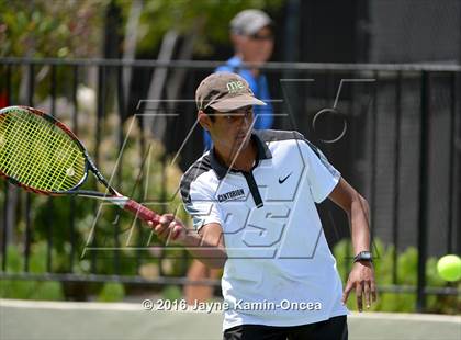 Thumbnail 3 in Foothill League Boys Tennis Championships photogallery.