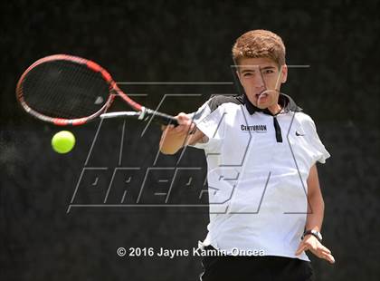 Thumbnail 1 in Foothill League Boys Tennis Championships photogallery.