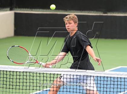 Thumbnail 3 in Foothill League Boys Tennis Championships photogallery.