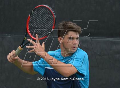 Thumbnail 3 in Foothill League Boys Tennis Championships photogallery.