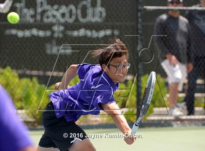 Thumbnail 2 in Foothill League Boys Tennis Championships photogallery.