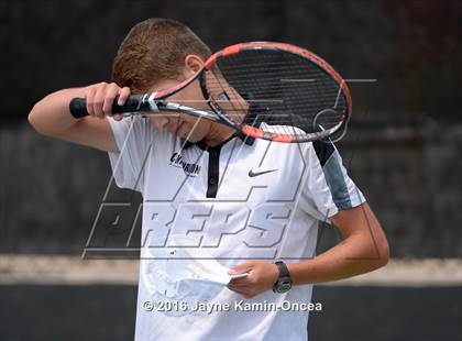 Thumbnail 3 in Foothill League Boys Tennis Championships photogallery.