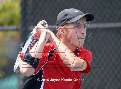 Thumbnail 1 in Foothill League Boys Tennis Championships photogallery.